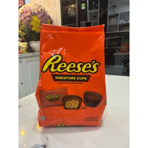 Socola Reese's Peanut Butter Cups Hộp Snack 935g và 649g - Ngon Bổ Dưỡng, Hàng Nhập Mỹ, Thích Hợp Cho Bữa Tiệc