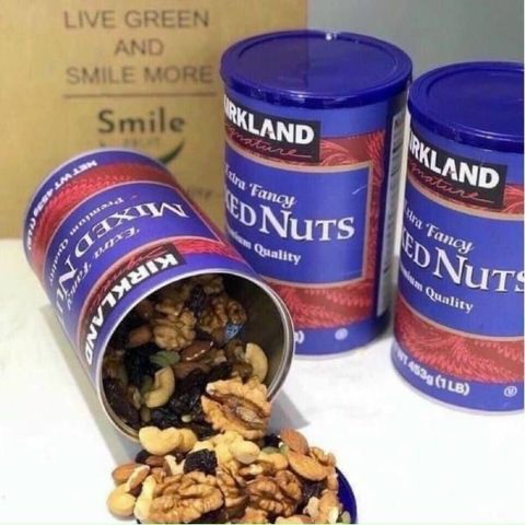Hạt Hỗn Hợp Kirkland Signature 453g - 5 Loại Hạt Rang Giòn Không Chất Bảo Quản - Snack Ngon Cho Sức Khỏe