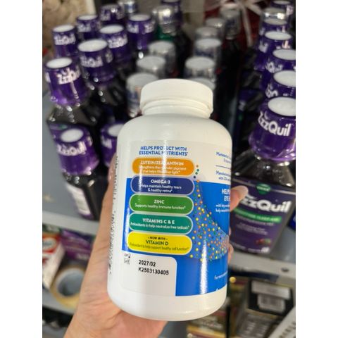 Viên uống Bổ mắt Ocutive Adult 50+ - Vitamin & Khoáng chất Dành cho Người lớn, 150 Viên Bổ Sung Chăm Sóc Mắt