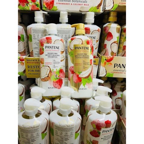 Dầu Gội & Xả Pantene Essential Botanicals 1.13L - Cho Tóc Nhuộm, Cung Cấp Độ Ẩm, Giúp Tóc Suôn Mượt, Khỏe Mạnh