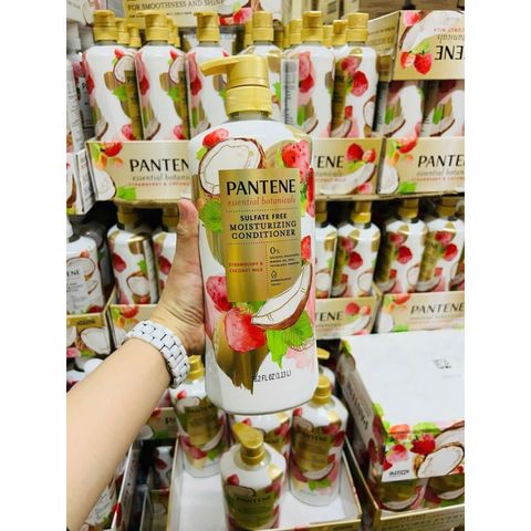 Dầu Gội & Xả Pantene Essential Botanicals 1.13L - Cho Tóc Nhuộm, Cung Cấp Độ Ẩm, Giúp Tóc Suôn Mượt, Khỏe Mạnh