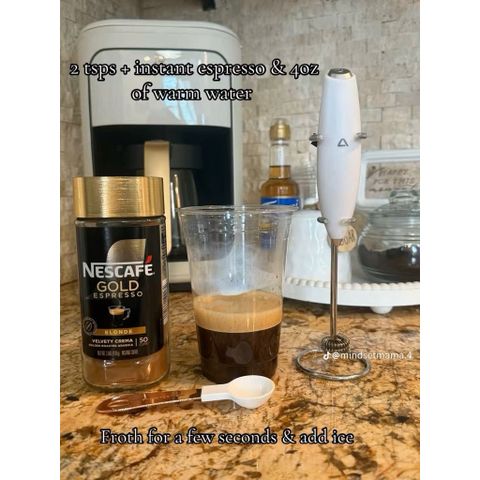Cà phê NESCAFÉ GOLD Espresso Blonde 200g - Hương vị sang trọng, êm dịu chuẩn Ý, pha được 100 ly espresso