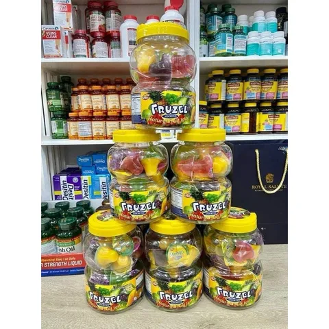 Thạch Trái Cây Fruzel 1.45kg - Rau Câu Mỹ 100% Tự Nhiên, Hương Vị Ngọt Ngào, Giải Nhiệt Mùa Hè, Bổ Sung Vitamin Và Khoáng Chất