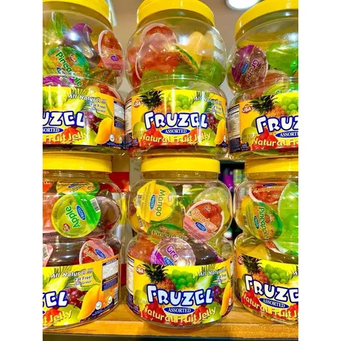 Thạch Trái Cây Fruzel 1.45kg - Rau Câu Mỹ 100% Tự Nhiên, Hương Vị Ngọt Ngào, Giải Nhiệt Mùa Hè, Bổ Sung Vitamin Và Khoáng Chất