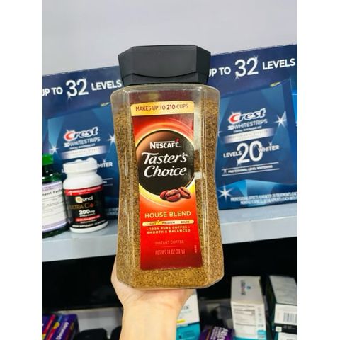 NESCAFE TASTER'S CHOICE - Cà Phê Hòa Tan Mỹ 397gr - Hương Vị Đặc Trưng Thưởng Thức Hàng Ngày