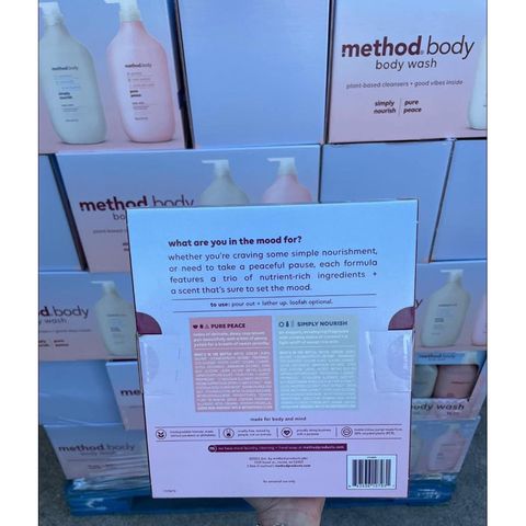 Sữa Tắm Organic Method Body 828ml - Chai Bọt Siêu Mịn, Làm Sạch Nhẹ Nhàng, Thân Thiện Môi Trường, Hương Lưu Lại Nhiều Giờ