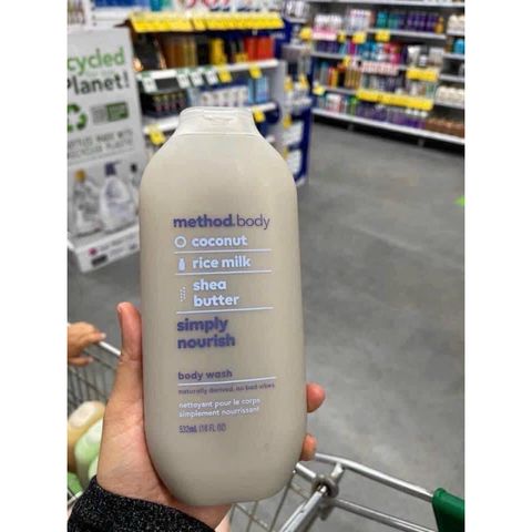 Sữa Tắm Organic Method Body 828ml - Chai Bọt Siêu Mịn, Làm Sạch Nhẹ Nhàng, Thân Thiện Môi Trường, Hương Lưu Lại Nhiều Giờ