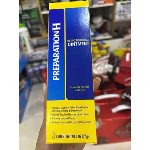 Kem Preparation H - Ointment Chống Trĩ Chính Hãng Mỹ, Chăm Sóc Da Hiệu Quả Cho Người Lớn