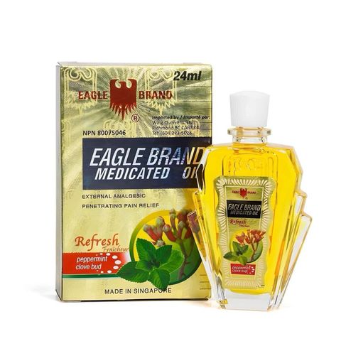 Dầu Gió Vàng Mỹ Eagle Brand 24ml - Giảm Đau, Cảm Lạnh, Hỗ Trợ Tiêu Hóa - Sản Phẩm Chăm Sóc Cá Nhân Hiệu Quả