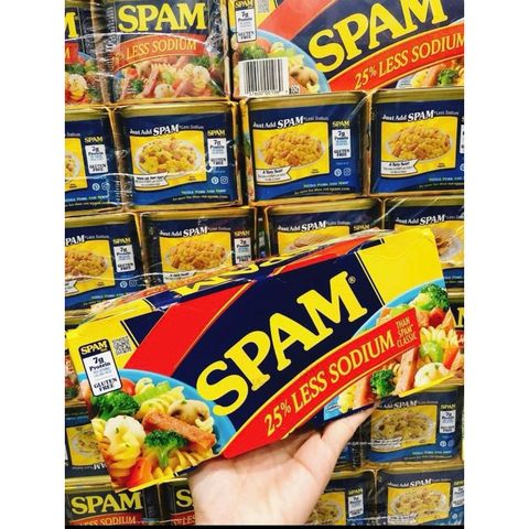 Thịt Hộp SPAM Giảm Mặn - Thực Phẩm Mỹ Ngon, Dễ Chế Biến - Tiện Lợi Cho Mọi Bữa Ăn