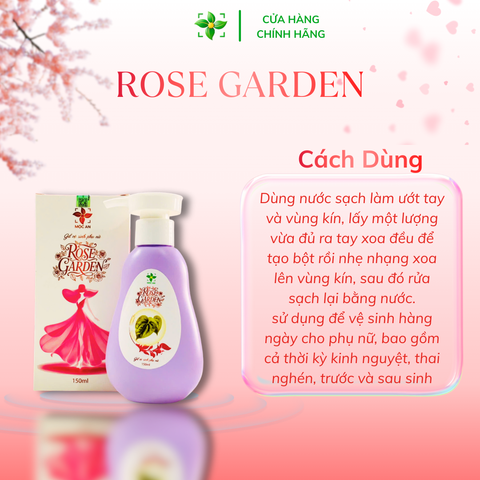 [ TẶNG KHĂN TẮM ] COMBO Dầu Gội MỘC 500ml Và Dung Dịch Vệ Sinh ROSE GARDEN 150ml Sản Phẩm Chính Hãng MỘC AN Chăm Sóc Cơ Từ Thiên Nhiên