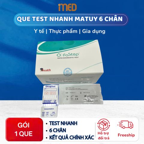 Que thử ma túy 5 chân, 6 chân, 7 chân Fastep - Bộ kit xét nghiệm nhanh, phát hiện các chất gây nghiện (Che Tên SP)
