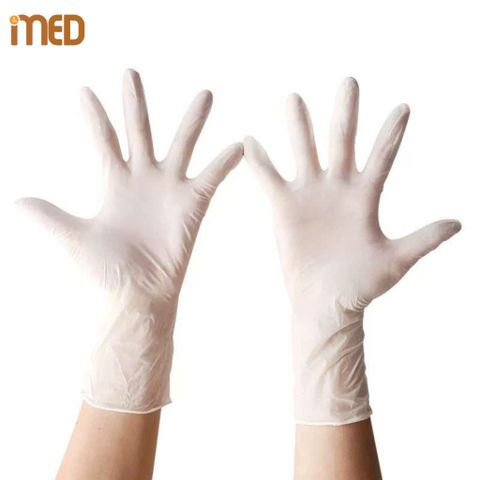 Găng Tay Y Tế Latex VGlove – Có Bột / Không Bột – Hộp 100 Cái Tiêu Chuẩn Y Khoa