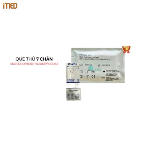Que test thử nhanh ma tuý tổng hợp 7 chân FaStep USA - Test nhanh (Che tên sp)