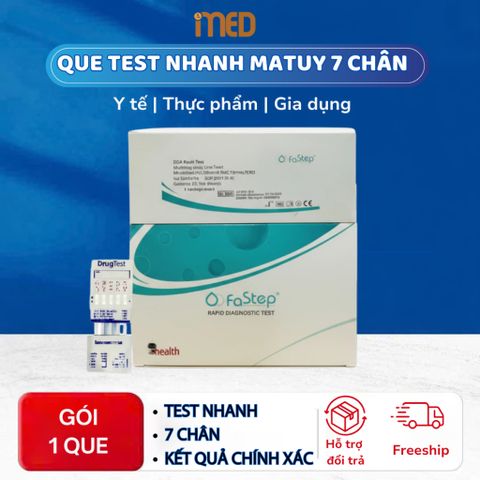 Que test thử nhanh ma tuý tổng hợp 7 chân FaStep USA - Test nhanh (Che tên sp)