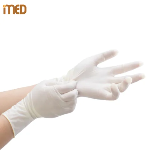 Thùng Găng Tay Cao Su Latex Có Bột Sgloves Trắng 4.8g - 10 Hộp
