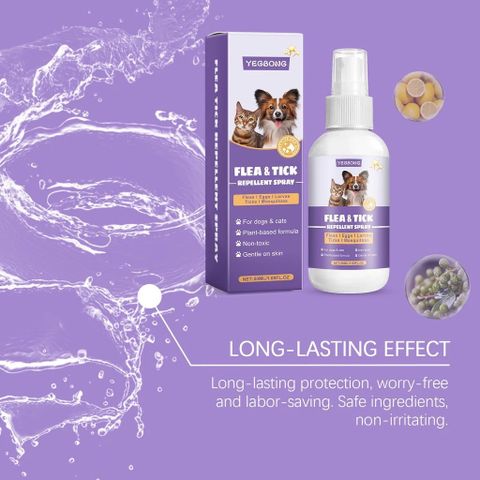 Chai Xịt Ve Rận, Bọ Chét Chó Mèo 50ml Chính Hãng - Loại Bỏ Bọ Chét Trứng Ấu Trùng An Toàn Hiệu Quả