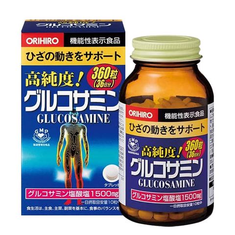 Viên uống hỗ trợ xương khớp Glucosamine Orihiro - Bổ sung dinh dưỡng cho xương chắc khỏe, giảm đau khớp hiệu quả.