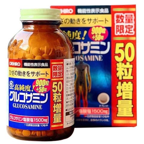 Viên uống hỗ trợ xương khớp Glucosamine Orihiro - Bổ sung dinh dưỡng cho xương chắc khỏe, giảm đau khớp hiệu quả.