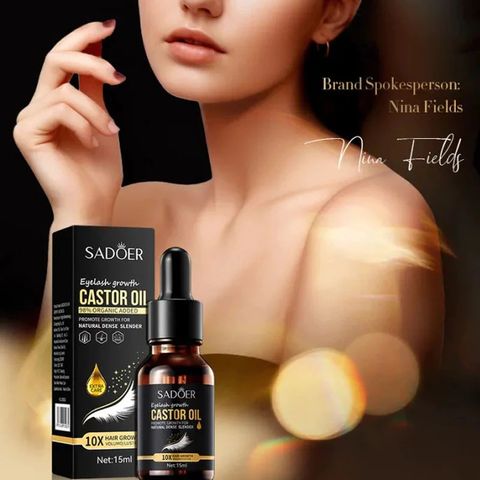 15ml Tinh Chất Mọc Mi kích mọc râu lông mi Tinh Dầu Dưỡng Lông Mi Giúp Mọc Dài Dày