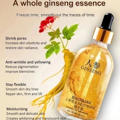 Ginseng Serum Nhân Sâm Hàn Quốc Dưỡng Trắng & Chốngg Lãoo Hóaa - Cấp Ẩm Sâu, Phục Hồi Da Sáng Mịn Không Tì Vết