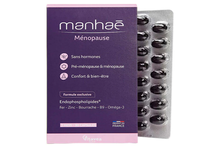Viên uống hỗ trợ nội tiết Manhae Pháp - Cân bằng hormone, cải thiện tâm trạng và sức khỏe sinh lý cho phụ nữ