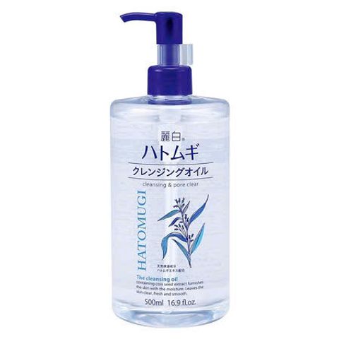 (Nhật) Dầu Tẩy Trang Dưỡng Ẩm Làm Sáng Da Hatomugi 500ml