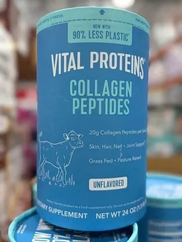 Bột Collagen Peptides Vital Proteins 284g ( Hộp giấy mẫ mới) - Tăng cường vẻ đẹp, cải thiện da, không mùi - Giải pháp làm đẹp tự nhiên hiệu quả