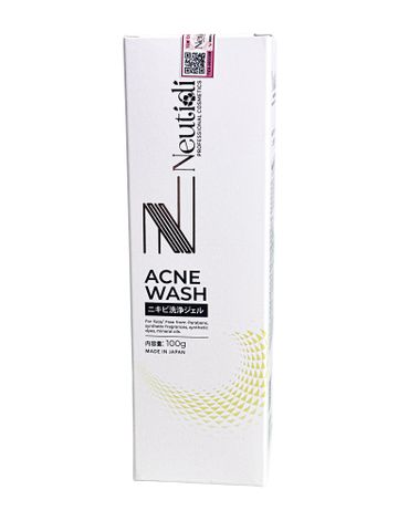 Sữa Rửa Mặt Neutidi Acne Wash 100gr - Giảm Mụn, Sạch Da Dầu, Chứa 1,5% Axit Salicylic - Chăm Sóc Da Hiệu Quả cho Da Dầu Mụn