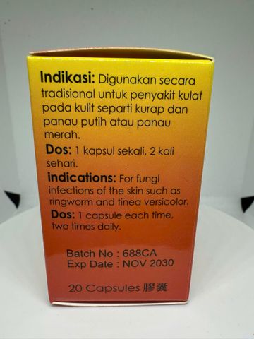  Viên Uống Snake king 505 panau HongKong tem nai nổi - Hỗ trợ lang ben, ngứa đỏ