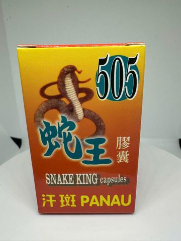  Viên Uống Snake king 505 panau HongKong tem nai nổi - Hỗ trợ lang ben, ngứa đỏ