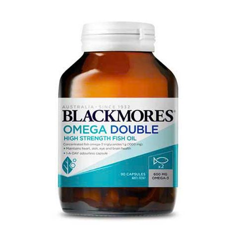 Viên Uống Dầu Cá Blackmores Omega Double High Strength 90 Viên