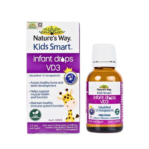 Thực phẩm bổ sung Vitamin D3 Nature's Way Kids Smart (13ml)