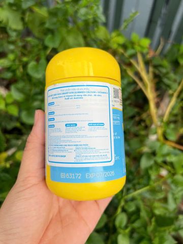Kẹo Canxi & Vitamin D Dạng Nhai Nature's Way Vita Gummies cho Trẻ (60 viên)