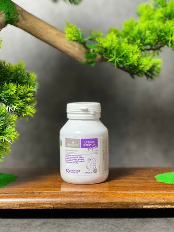 Viên Uống Bio Island Lysine Step Up cho Trẻ Em - Tăng Cảm Giác Ăn Ngon, Hỗ Trợ Phát Triển Chiều Cao và Khỏe Mạnh (60 Viên)