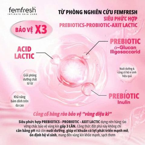 Dung Dịch Vệ Sinh Phụ Nữ Femfresh Bọt Chiết Xuất Bơ Shea & Sữa Yến Mạch 150ml 