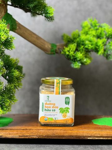 Đường Hoa Dừa Hữu Cơ Sokfarm 160g - Chỉ Số Đường Huyết Thấp, Thực Phẩm Dinh Dưỡng An Toàn cho Bé