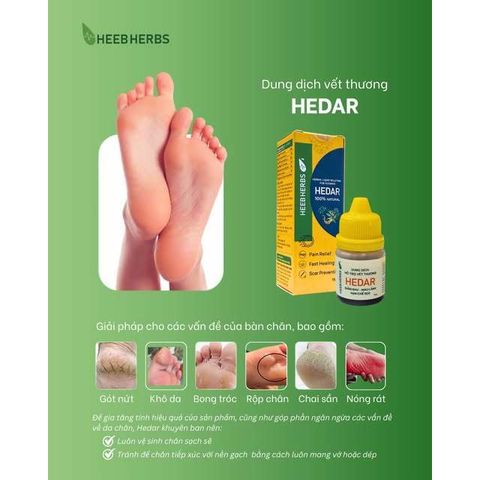 [COMBO 3 CHAI] Dung dịch Vết thương Hedar