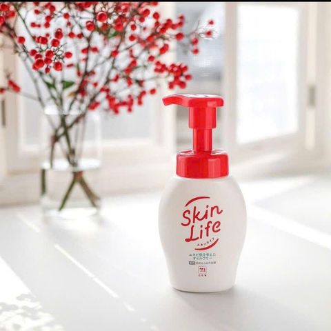 (Nhật) Sữa Rửa Mặt Tạo Bọt Dành Cho Da Mụn Skinlife Cow Facial Wash Pump