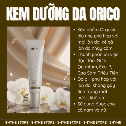 Kem dưỡng da Vxebra Orico 50g - Cấp ẩm và hỗ trợ phục hồi da
