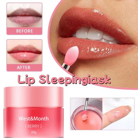 Lip Sleeping Mask Loại bỏ da chết và cho đôi môi mịn màng và mềm mại