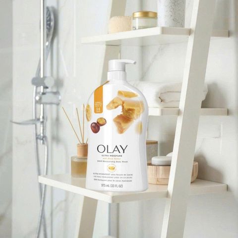Sữa Tắm Olay Ultra Moisture Shea Butter 975ml - Dưỡng ẩm tuyệt vời, mềm mượt, phù hợp cho mọi loại da