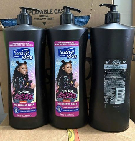 Sữa Tắm Suave Kids Lay Lay 828ml - Dịu Nhẹ Cho Bé Gái, Hương Thơm Dễ Chịu, Chăm Sóc Da Nhạy Cảm