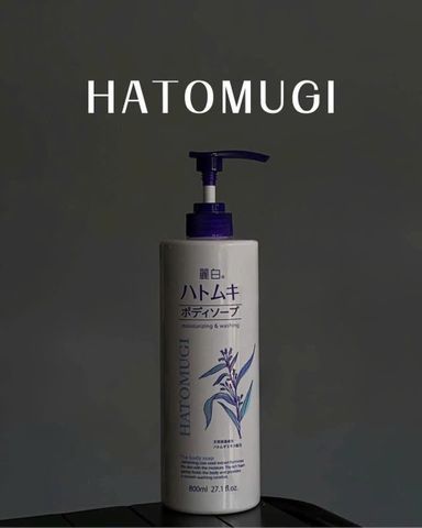 Sữa Tắm Hatomugi The Body Soap 800ml – Dịu Da, Cấp Ẩm, Dưỡng Ẩm Da Tối Ưu, Chất Lượng Từ Thương Hiệu Hatomugi
