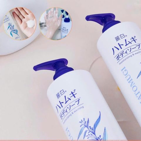Sữa Tắm Hatomugi The Body Soap 800ml – Dịu Da, Cấp Ẩm, Dưỡng Ẩm Da Tối Ưu, Chất Lượng Từ Thương Hiệu Hatomugi