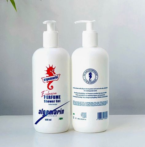 Sữa Tắm Cá Ngựa Algemarin 600ml – Hương Biển Tươi Mát,  Sạch Khoáng, Dưỡng Ẩm Da