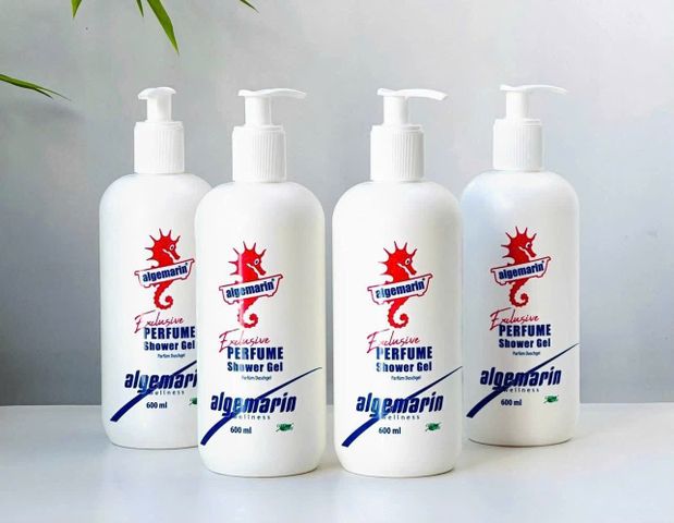 Sữa Tắm Cá Ngựa Algemarin 600ml – Hương Biển Tươi Mát,  Sạch Khoáng, Dưỡng Ẩm Da