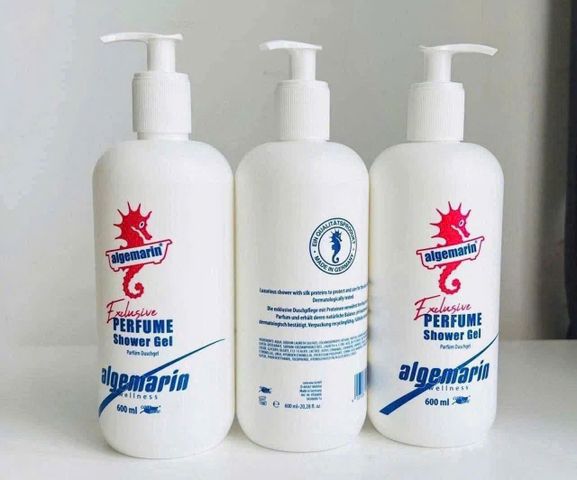 Sữa Tắm Cá Ngựa Algemarin 600ml – Hương Biển Tươi Mát,  Sạch Khoáng, Dưỡng Ẩm Da
