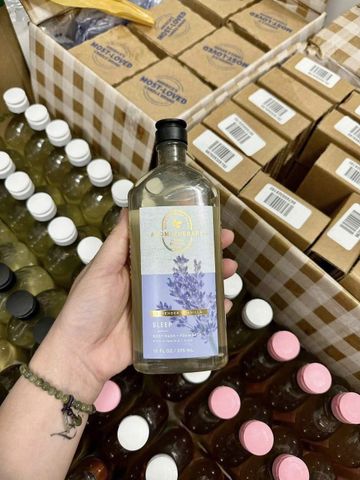 Gel Tắm Bath & Body Works Aromatherapy Lavender Vanilla 295ml - Sản Phẩm Thư Giãn, Dưỡng Ẩm Da Tuyệt Vời