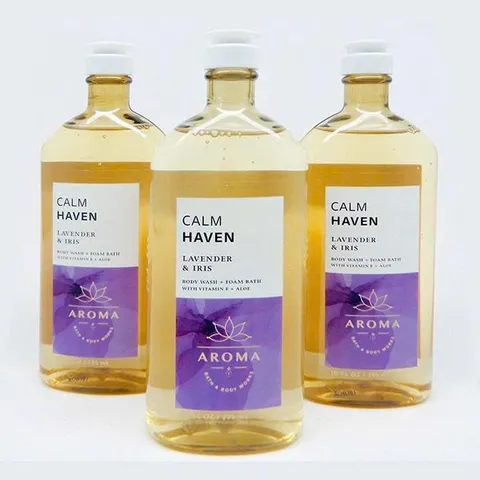 Sữa Tắm Bath & Body Works Calm Haven Lavender & Iris – thư giãn, dịu da